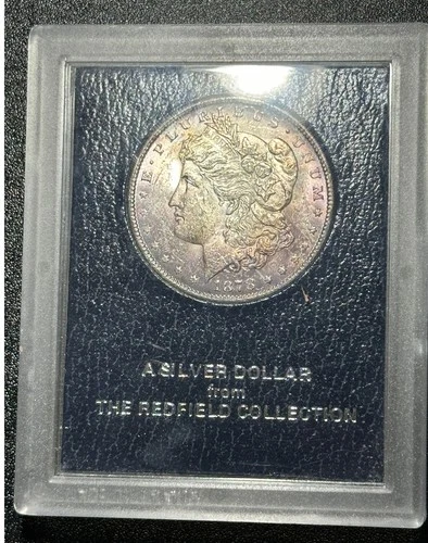 1878S Uncirculated Mint State US Morgan SILVER Dollar "The REDFIELD Collection"!