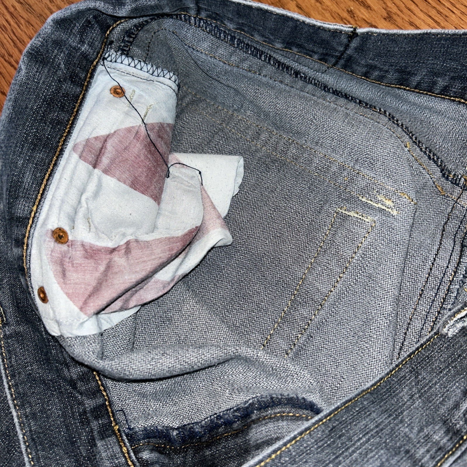 Vtg True Religion Men's 40 x 33 painted pocket distressed thumbnail 10