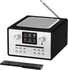CD radio internet. DAB+, BT, telecomando, Majority Homerton 2, nero, TESTATO