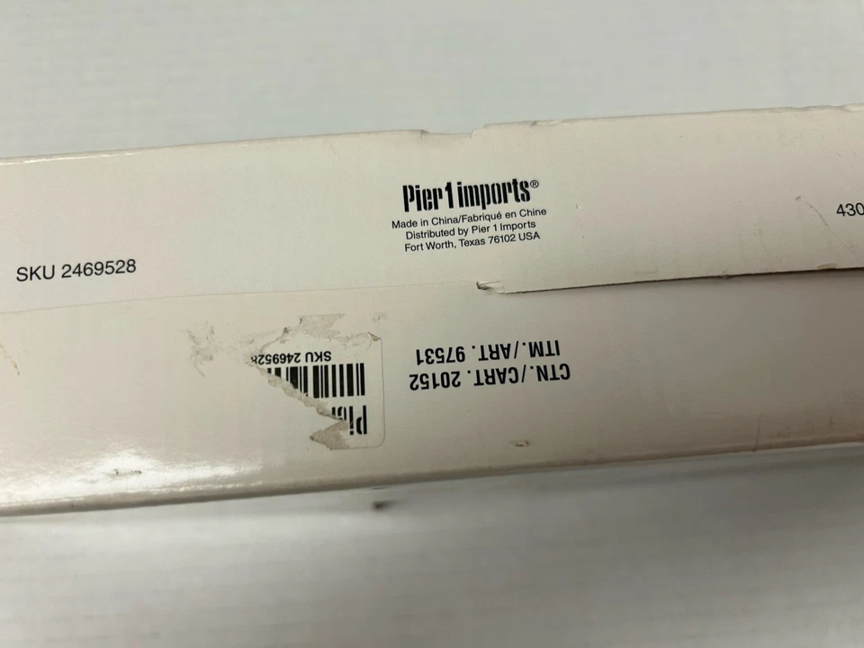 PIER 1 IMPORTS Tasting Party 5 Pc Porcelain Cup Set Sampler W/Tray - Image 4 of 4