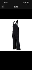 Obermeyer Men's Bib Snow Pants Black Size Large