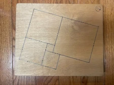 AccuCut Cutting Die Squares 5” 4” 3” 2” SQ400J Jumbo 11.75” x 9.75” Ellison