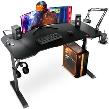 Gamingtisch Computertisch höhenverstellbar 6 Stufen 120x60 cm VECTOR TX-ESPORTS