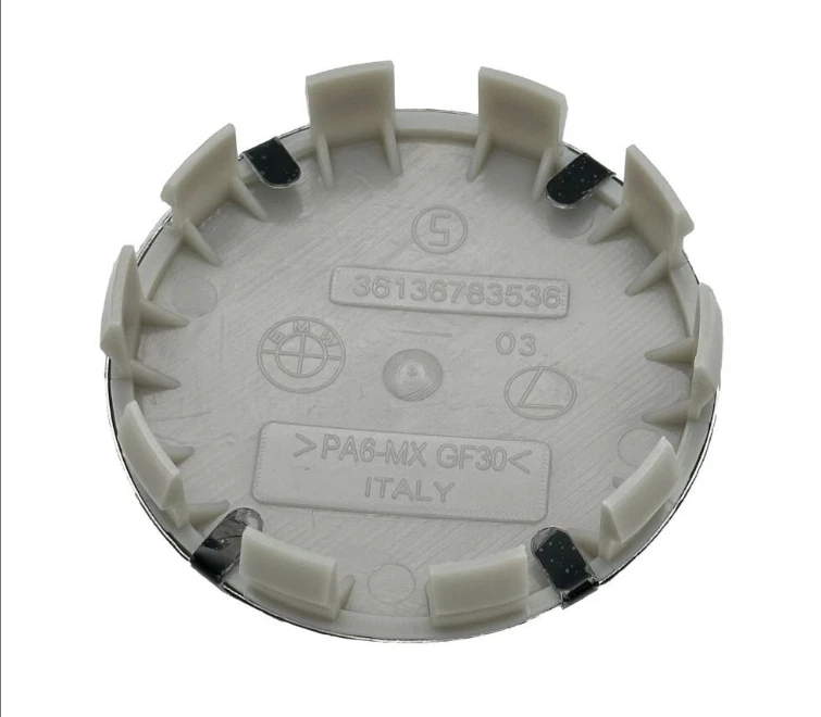 SET OF 4 Fit For BMW 50th Anniversary Center Caps Blue White 56mm Wheels Logo Foto 2 de 4