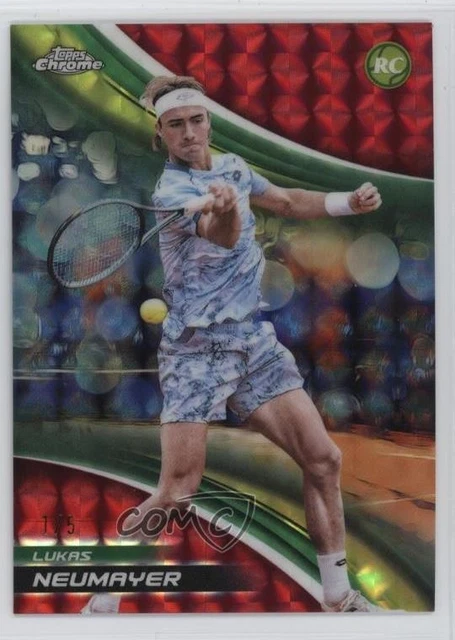 2025 Topps Chrome Red Geometric Refractor 1/5 Lukas Neumayer #269 v9t