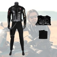 New Avengers Winter Soldier Cosplay Costume Bucky Barnes Full Set