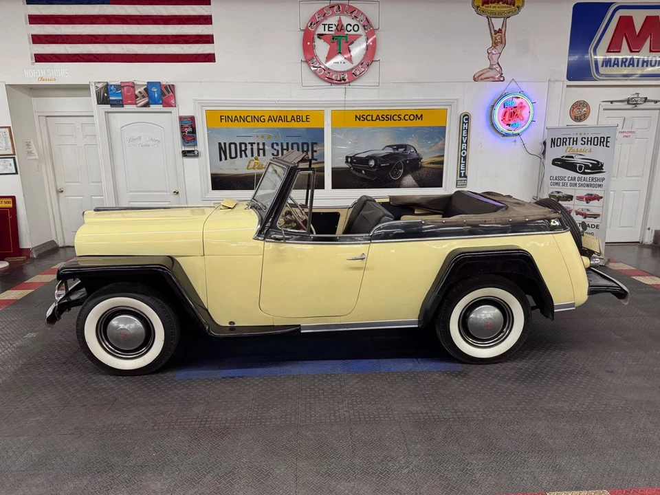 Willys Jeepster 1950 - convertible - restauración mecánica reciente - ver Foto 4 de 4