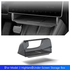 Under-Screen Storage Box for Tesla Model 3 Highland Hidden Fold Able Storage Box