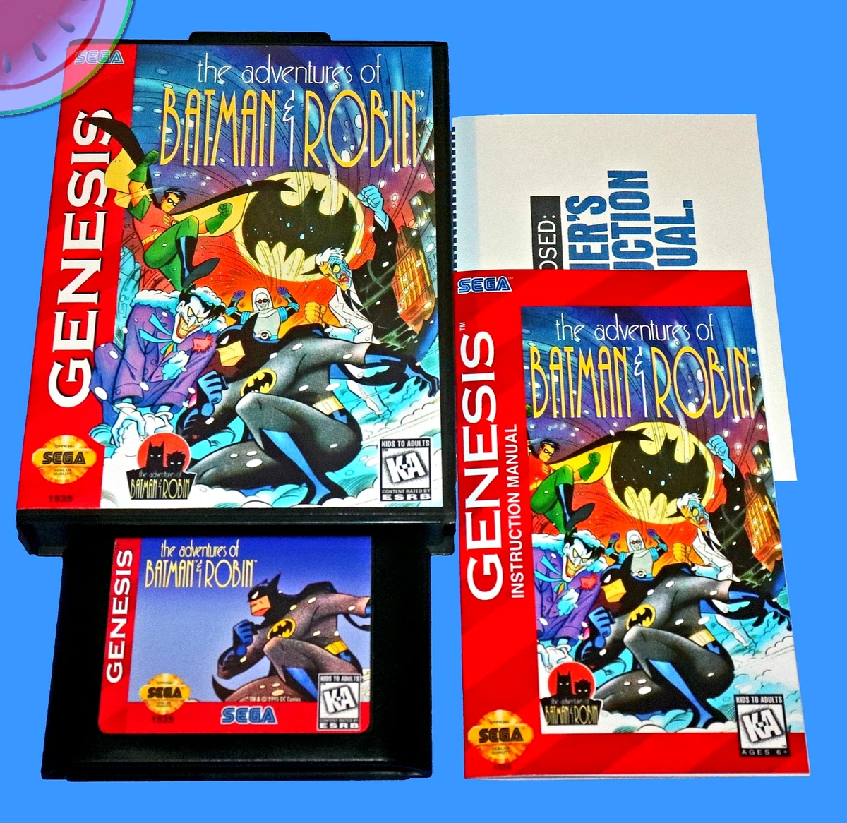 Adventures of Batman & Robin Sega Genesis Video Games for sale - eBay
