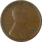 1913 S Lincoln Wheat Cent VG Very Good Penny 1c Coin SKU:I25827