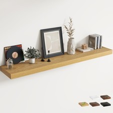 12" Deep Floating Shelves for Wall with Invisible Brackets, Wall Mounted Engi...