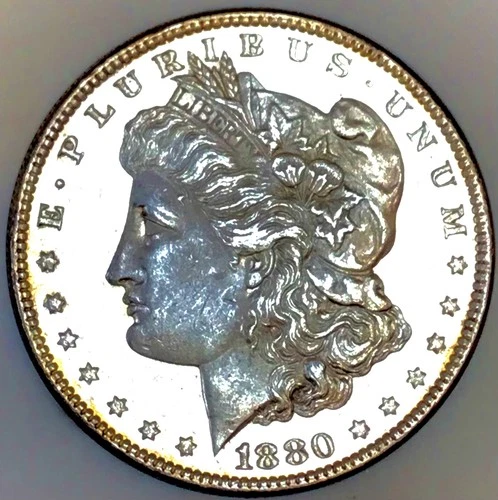 1880 O MORGAN ULTRA PROOF LIKE! CLEAN CHEEK! MS++++ MEGA RARITY! WOW NR #64463