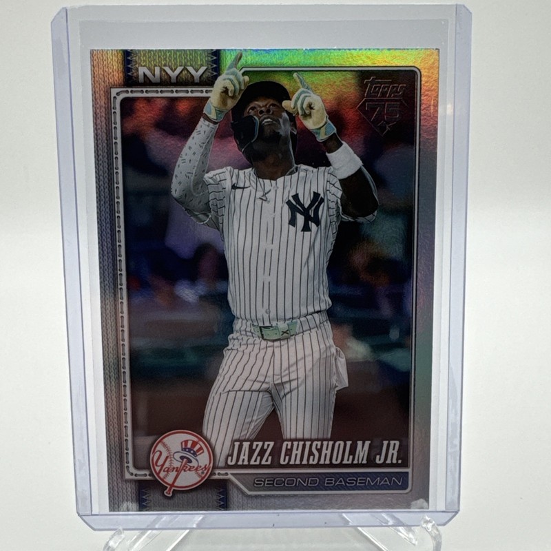 2026 Topps Series 2 Jazz Chisholm Jr Rainbow Foil #393 New York Yankees