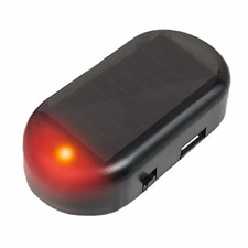 Car Fake Security Light Solar Powered Simulated Dummy Alarm Wireless Warning ant