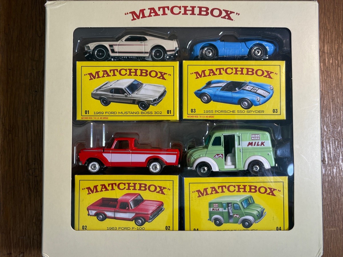 ムーンアイズ hotwheels MATCHBOX 13台セット Matchbox Gift Pack Replay of the 80s Mustang 302, F-100, 550
