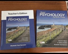 AP Psychology Myers book And Teacher Edition