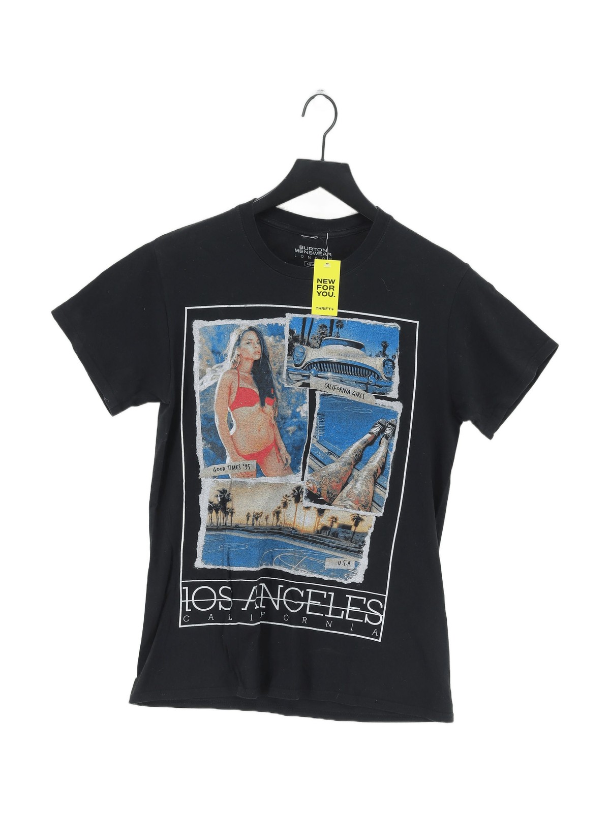 ALTRA Burton T Shirt Uomo M Nera Grafica 100% Altro Basic