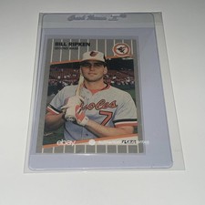 1989 Fleer Billy Ripken #616 Black Scribble On Bat Knob *Altered*  *Authentic* 