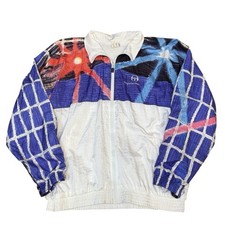 Vintage Sergio Tacchini Track Jacket NWOTs Sz 42 90s Hip Hop Rap