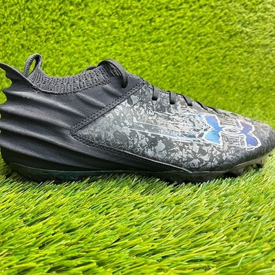 Under Armour Blur Smoke Suede 2.0 MC Mens Size 8 Gray Black Football Cleats