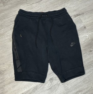Nike Sportswear Tech Fleece Shorts Black Mens Sz S Gym Active Workout 805160-010