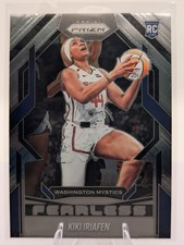 Kiki Iriafen | 2025 Panini Prizm WNBA #8 Fearless | Washington Mystics