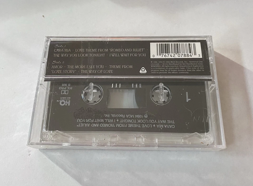 Roger Williams Plays The Songs of Love, (1994 Cassette) New Sealed. - Image 4 of 4