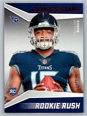 Treylon Burks 2022 Rookies & Stars Rookie Rush Longevity /80 #RR-11