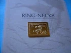 RING NECKS DUCK STAMP COMMEMORATIVE MINI SILVER GOLD BAR RARE