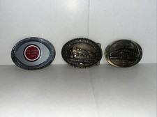 Lot Of Vintage Railroad Belt Buckles