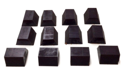 Supfina 68140204 Insert Rubber Based 15/16''W 1/2''H 7/8''L 1/2''Top W (Pack Of 12)