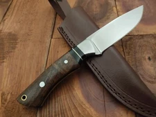 Custom Handmade Full Tang 12c27 Stainless Steel Fixed Blade Camp Hunting Knife