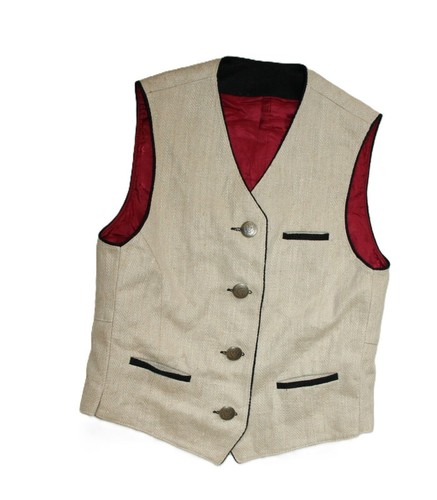 Gilet habillé en lin - Beige - FEMME | H&M FR