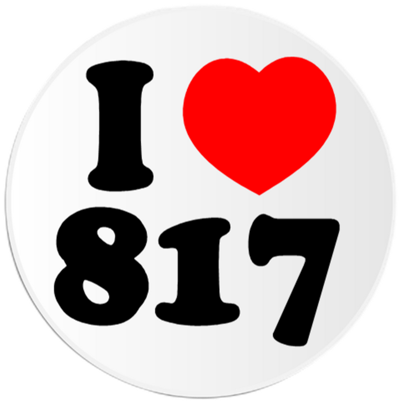 I Love 817 Circle Sticker Decal 3 Inch Area Code Fort Worth Texas i-love-817-circle-sticker-decal-3-inch-area-code-fort-worth-texas