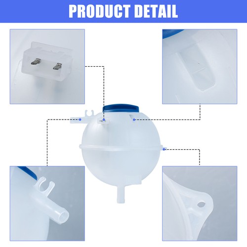 EXPANSION HEADER TANK COOLANT RESERVOIR + CAP FOR VW T4 TRANSPORTER 90-03 - Picture 5 of 6