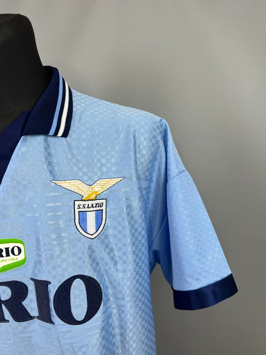 LAZIO 1996 1997 HOME SHIRT FOOTBALL SOCCER JERSEY UMBRO MENS LAZIO 1996 1997 HOME SHIRT FOOTBALL SOCCER JERSEY UMBRO MENS