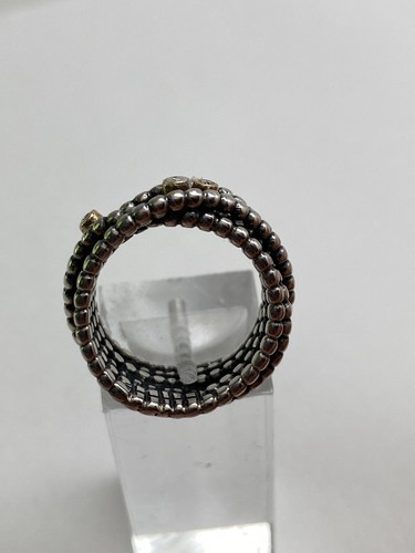 Pandora Sterlingsilber 14K natürlicher Diamant verschränkter Schönheitsring Größe 6 ausverkauft - Bild 6 von 16