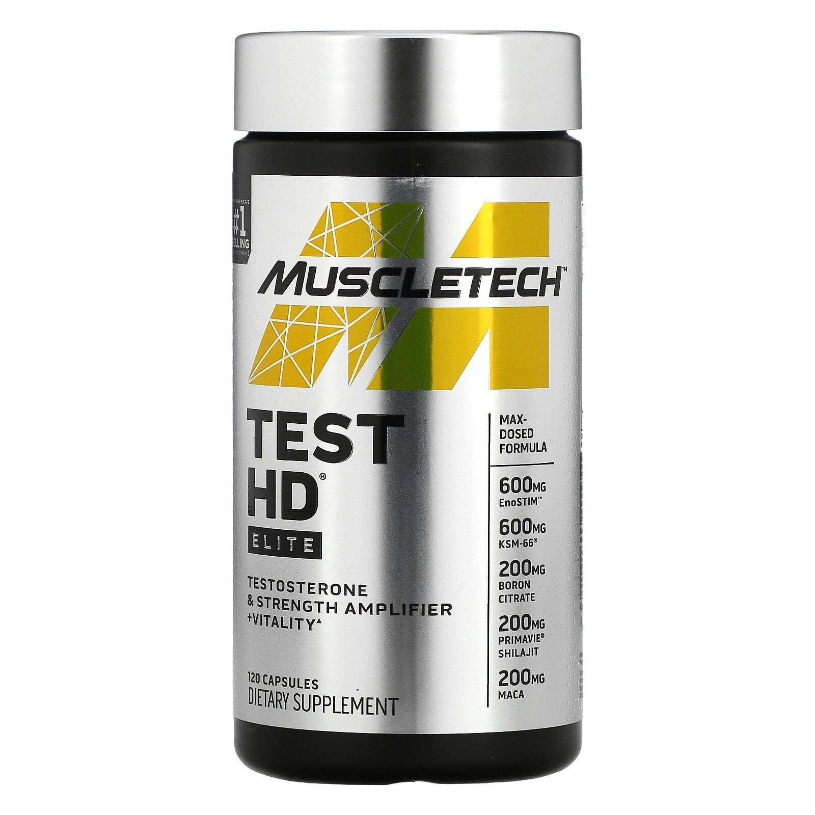 MuscleTech Test HD Elite Test Booster - 120 Capsules for sale online | eBay
