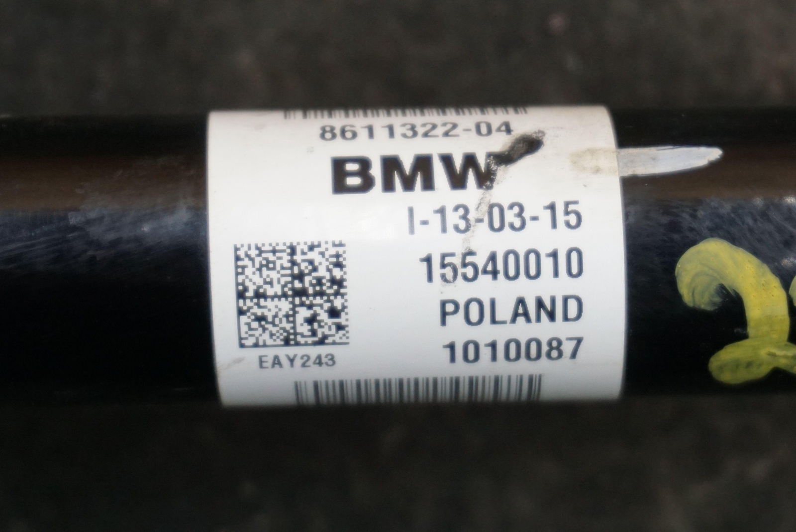 Rear Right Passenger CV Axle Output Shaft Assembly OEM 33208611320 Bmw I8 14-20