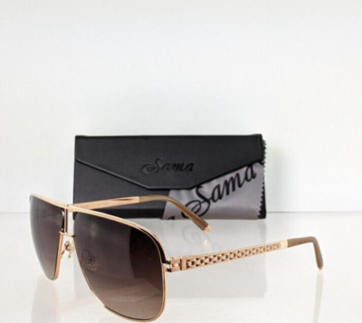 Brand New Authentic SAMA Sunglasses LIMITATION Rose Gold Titanium Frame