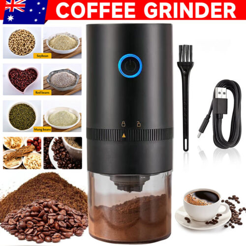 Electric Coffee Grinder Grinding Mill Bean Nut Spice Herbs Blender Machines USB - Picture 1 of 12