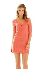  z NW -Lilly-Pulitzer-Lamora-Dress-Pucker--Lace-size- medium  DR500