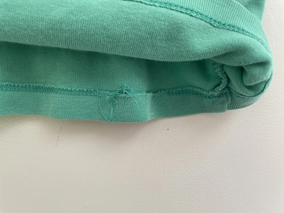 Carter's Kids Girls Love Hearts 100% Cotton Crewneck Short Sleeve Shirt Green 5 - Image 4 of 4