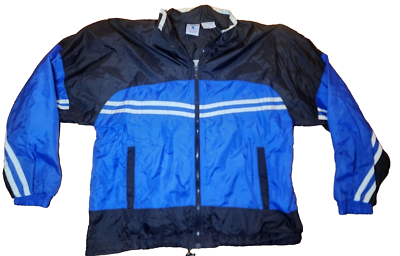 Vintage CHUCK TAYLOR Converse All Star Blue Black Track JACKET