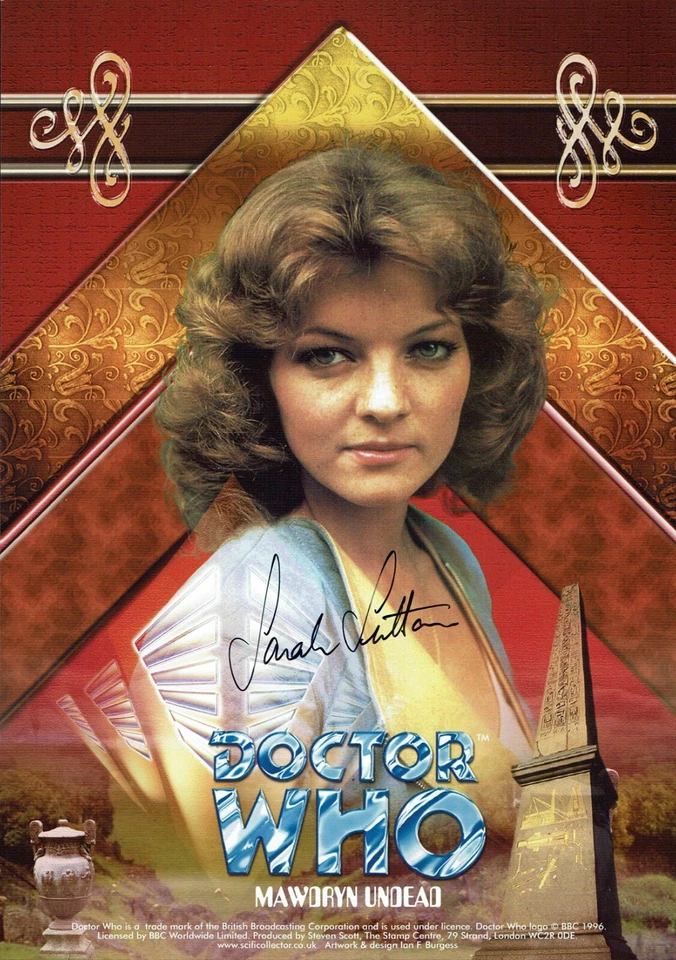 Sarah Sutton hand signed Doctor Who photo - Image 2 of 2
