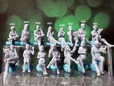 1:64 Figures  - For Dioramas Miniature Figures 164 Fig Lot 681 Doublegdiecast