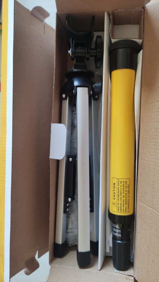 National Geographic Land and Sky Telescope Boxed Beginners Children