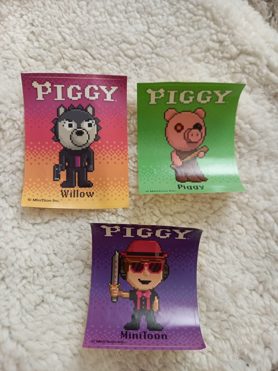 Roblox Piggy Willow and MiniToon small sticker bundle New New