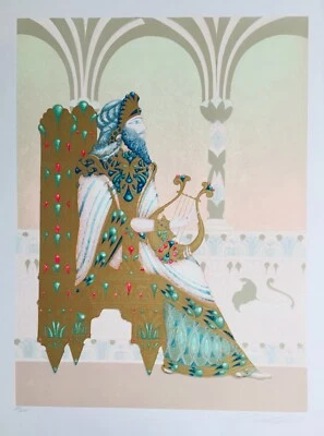 Lucien KRIEF - "The King" - Lithographie originale signée - Photo 1/4