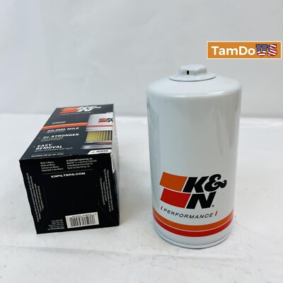 K&N Oil Filter HP-4005, High-Performance, Premium, Heavy-Duty, Racing Filter